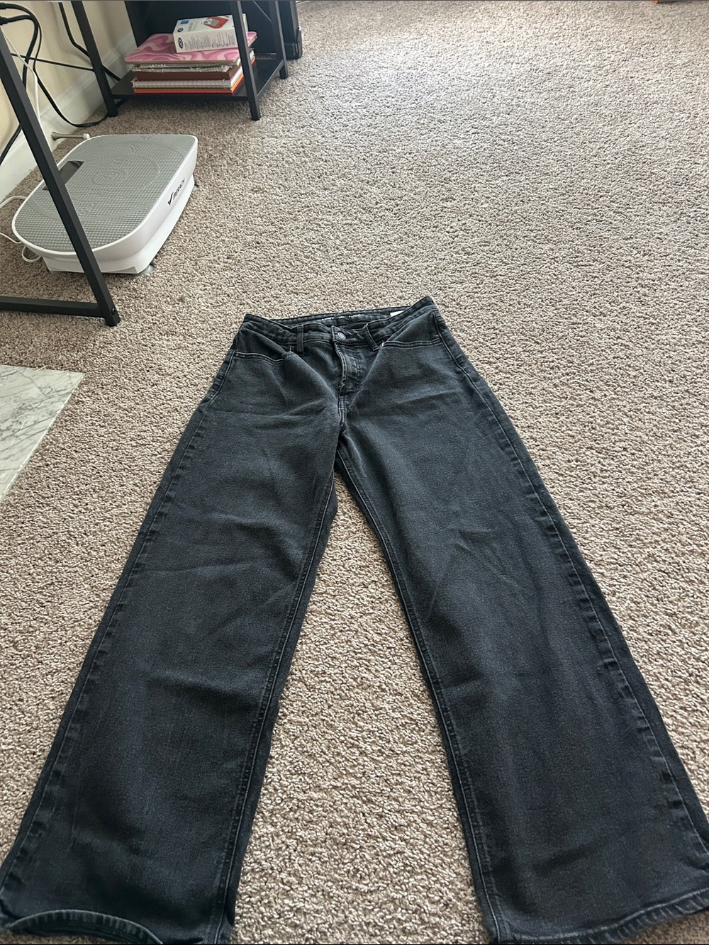 Old Navy Black Wide-Leg Jeans - High-Rise Style